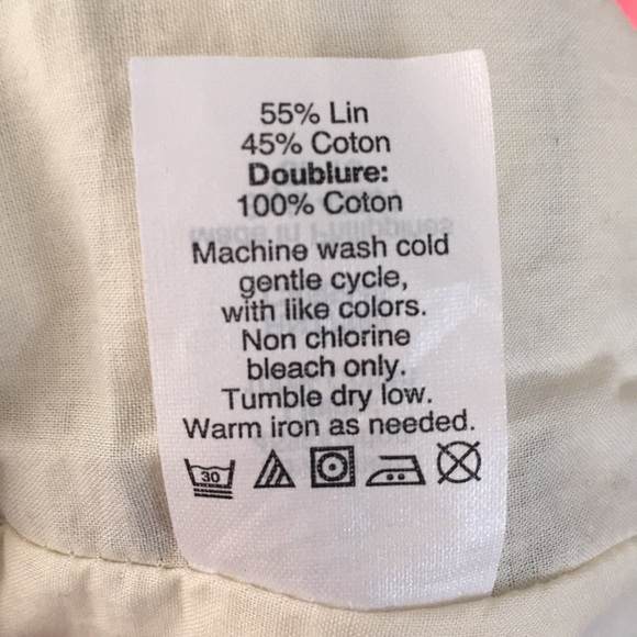 J Crew Navy & White Striped Linen Sidewalk Skirt - Picture 6 of 6